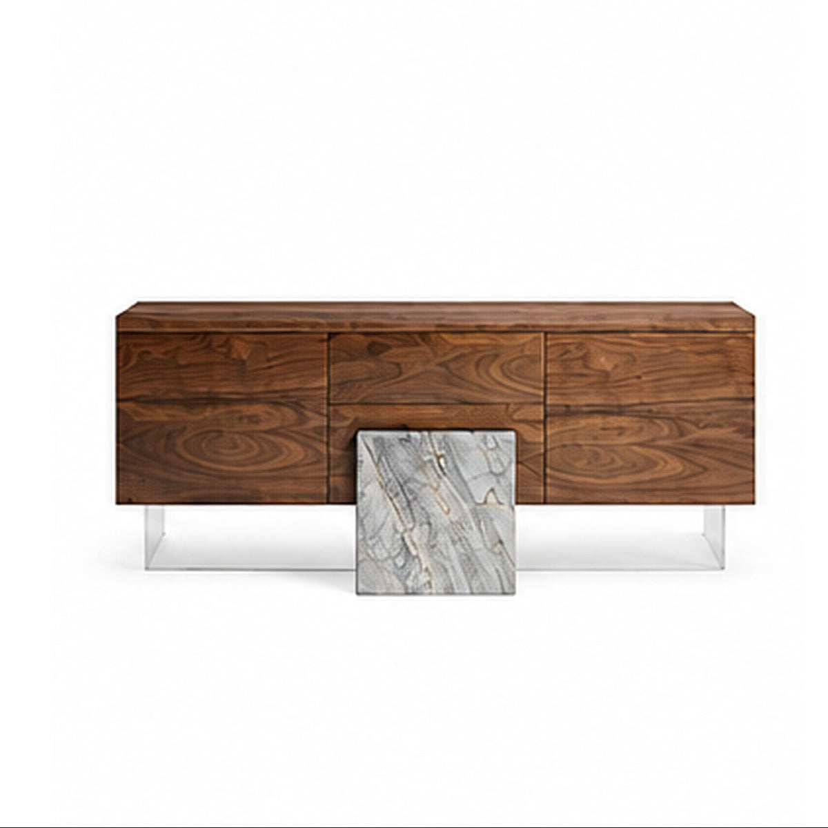 Yarwood Marble & Wood TV Unit