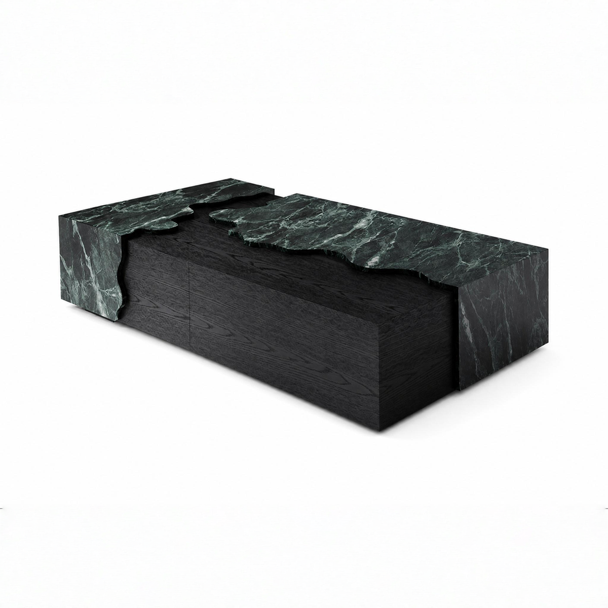 Kember Marble & Wood Coffee Table