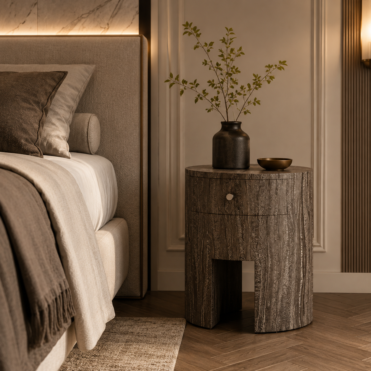 Elmstead Wood Bedside Table