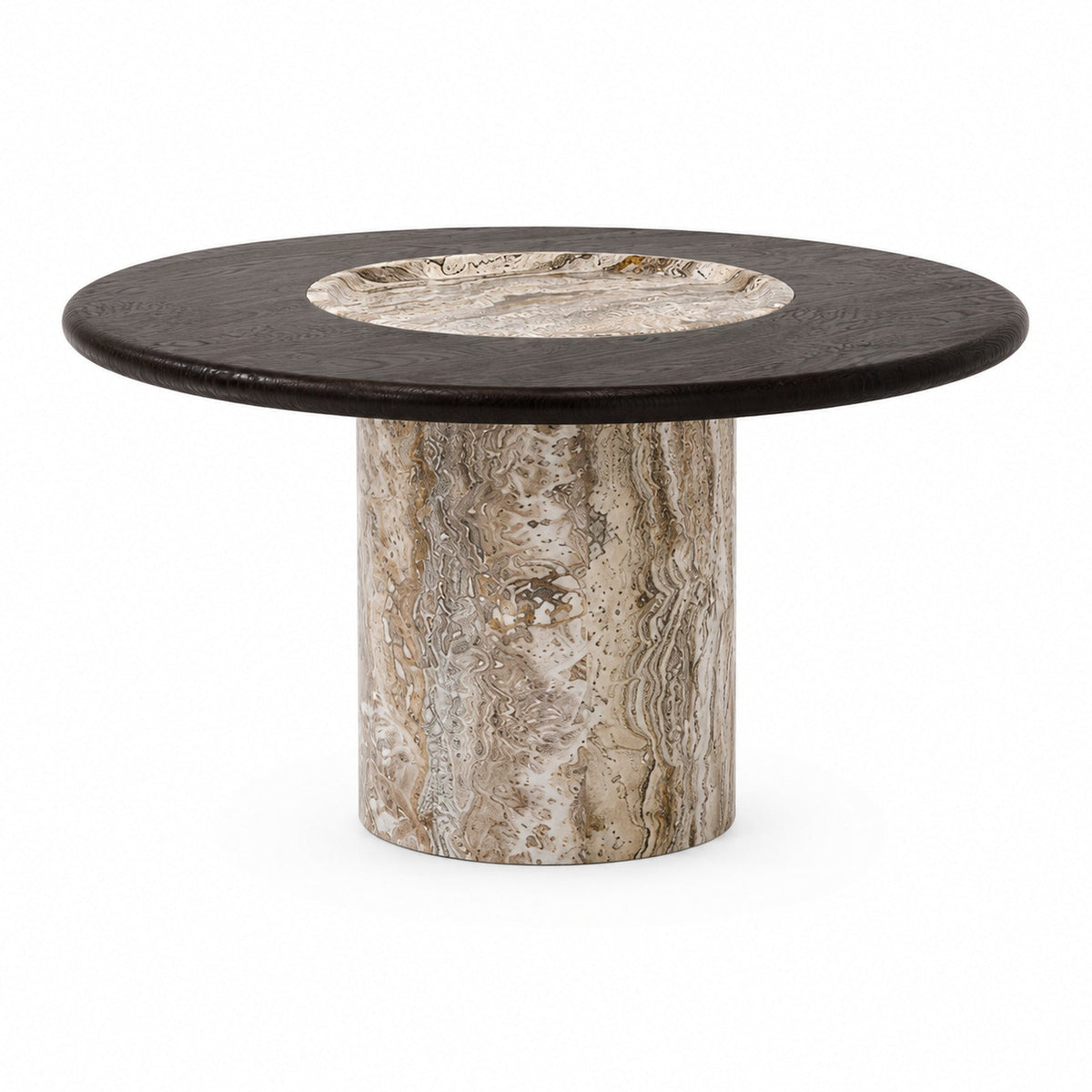 Bellingham Marble & Wood Dining Table