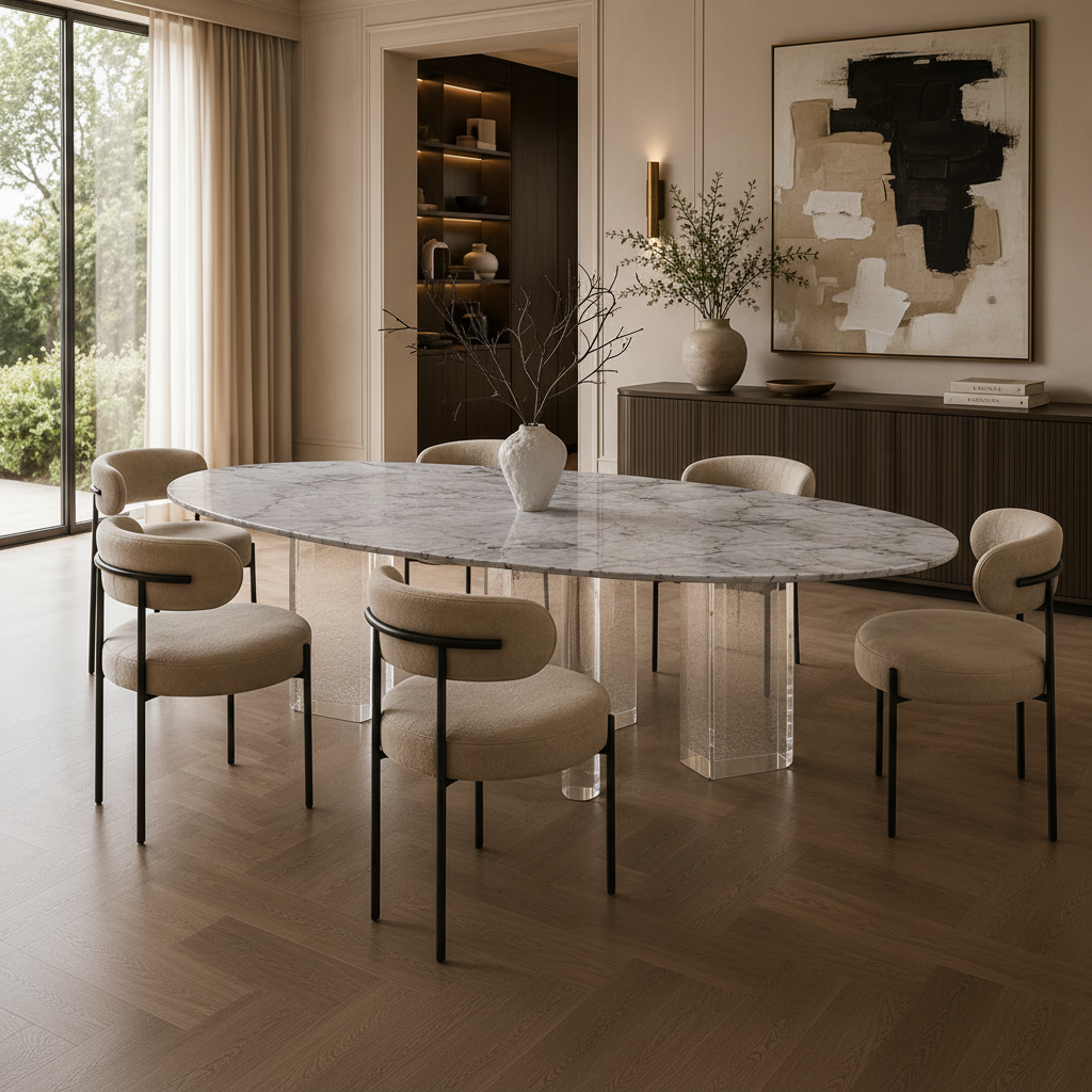 Kelston Marble Dining Table