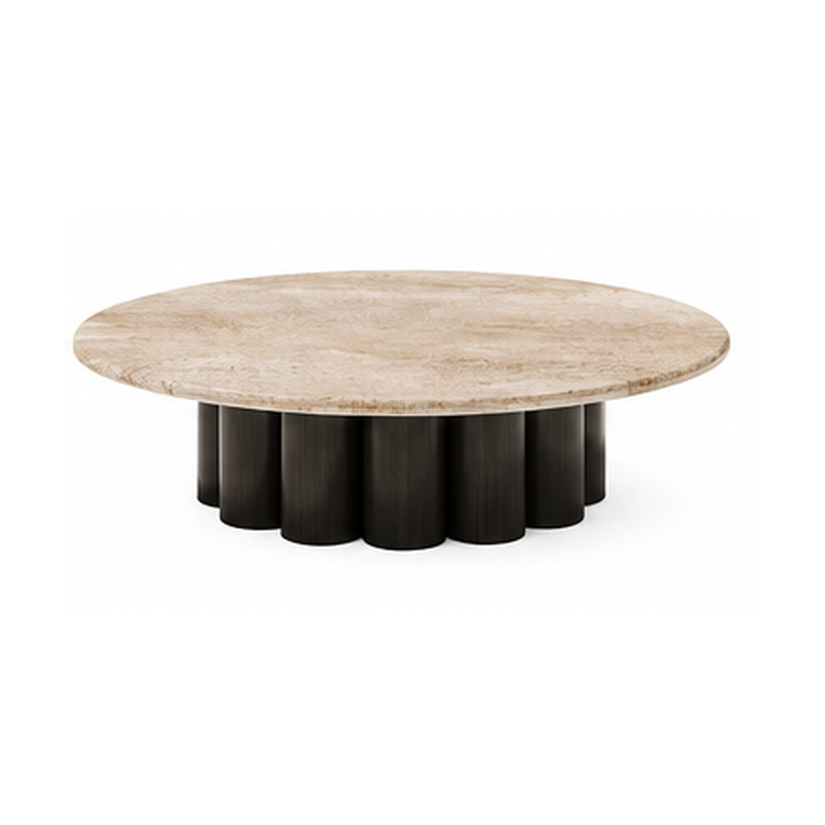 Marlowe Marble & Wood Coffee Table