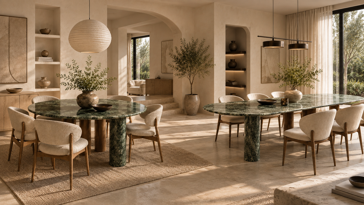 Round vs Rectangular Dining Tables: A Guide to Size, Seating & Space