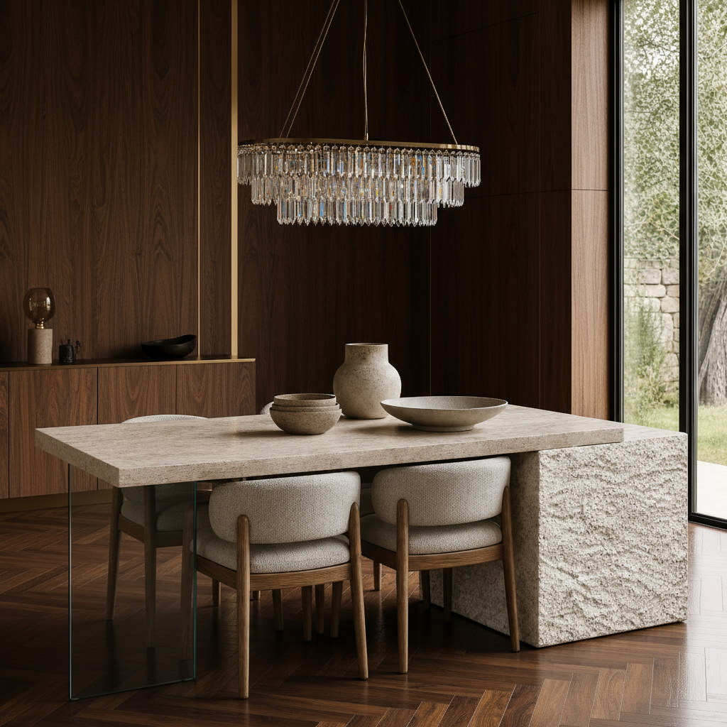 Ainsley Marble Dining Table