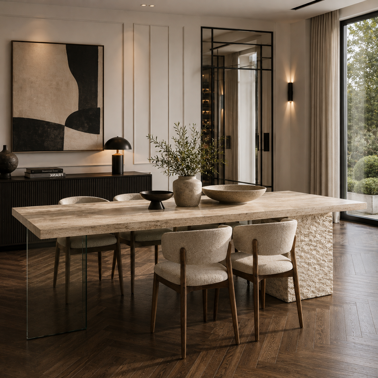 Ainsley Marble Dining Table
