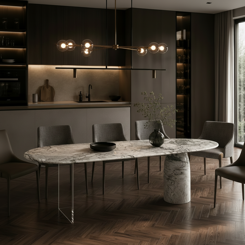 Oakhurst Marble Dining Table