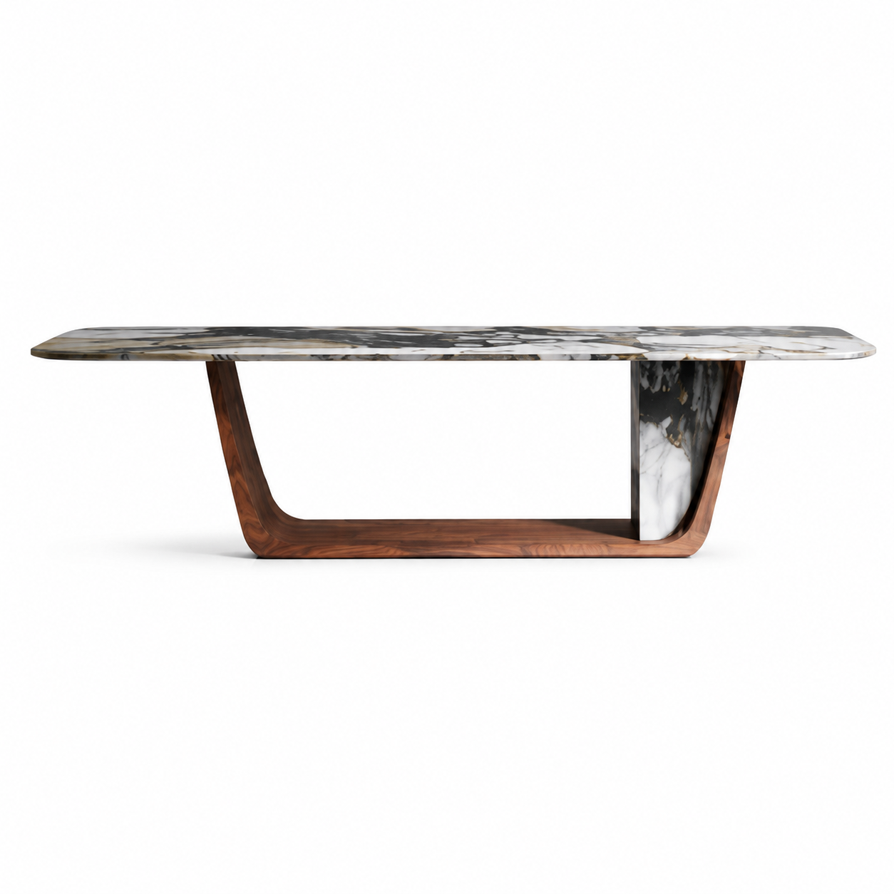 Kember Marble & Wood Dining Table