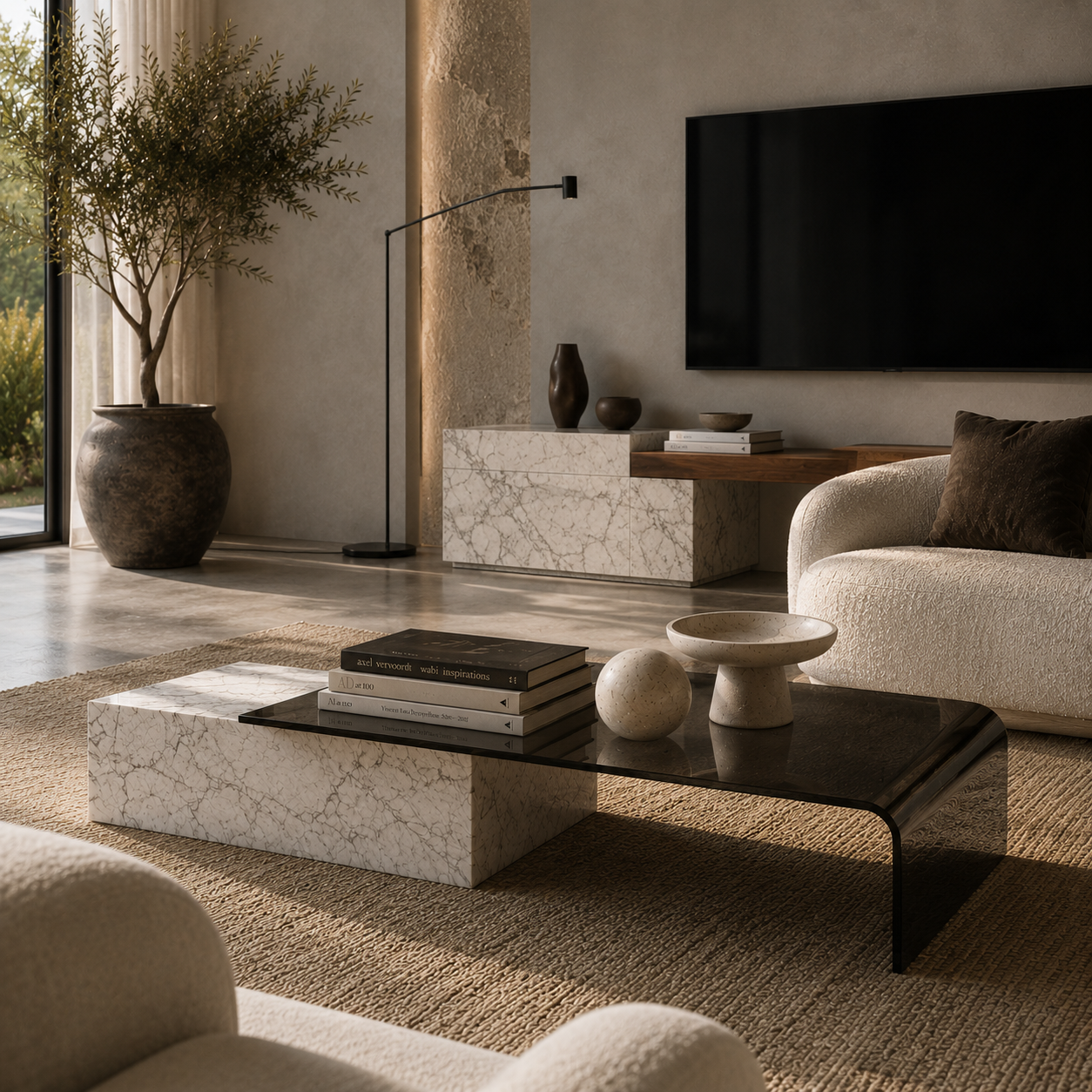 Corston Marble Coffee Table