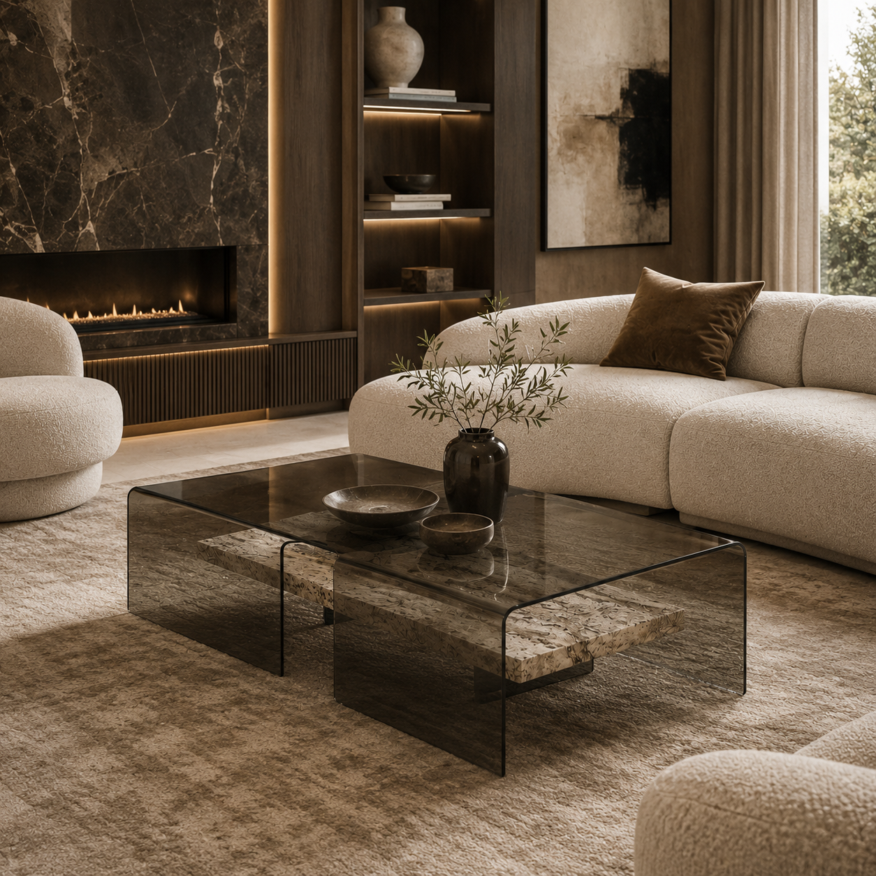 Elmsworth Marble Coffee Table