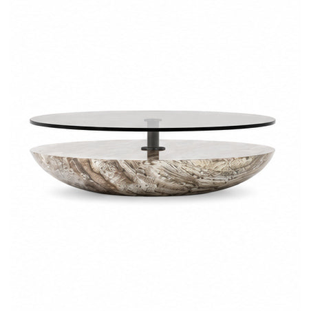 Hatherley Sculptural Marble Coffee Table