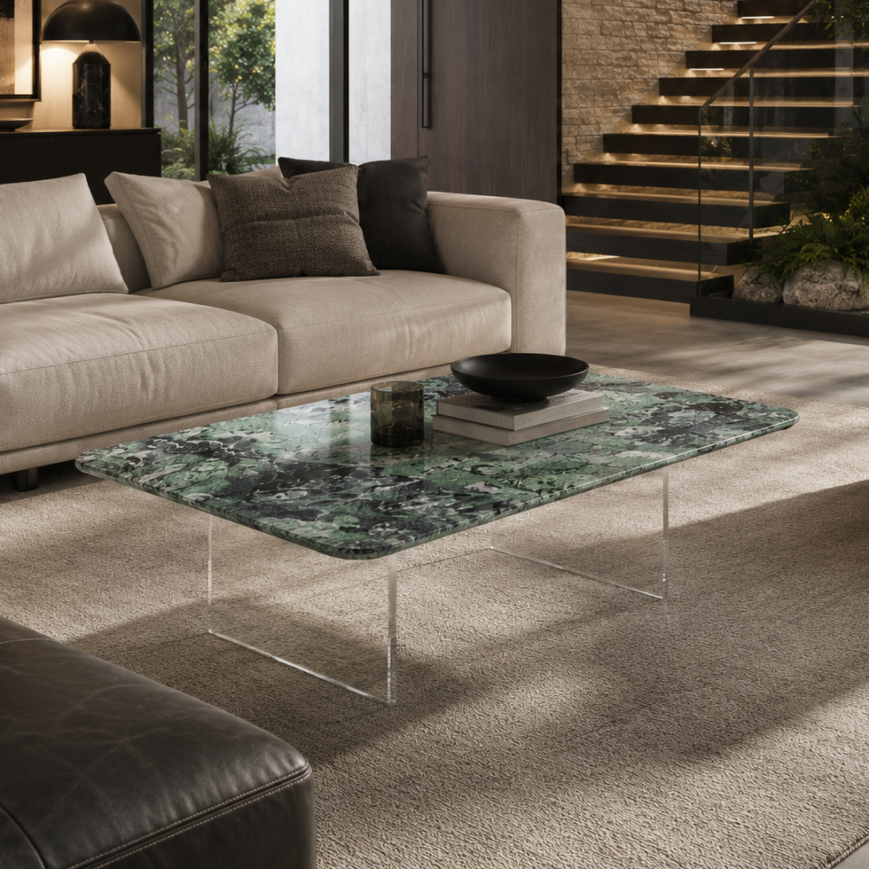 Alderley Green Marble Coffee Table