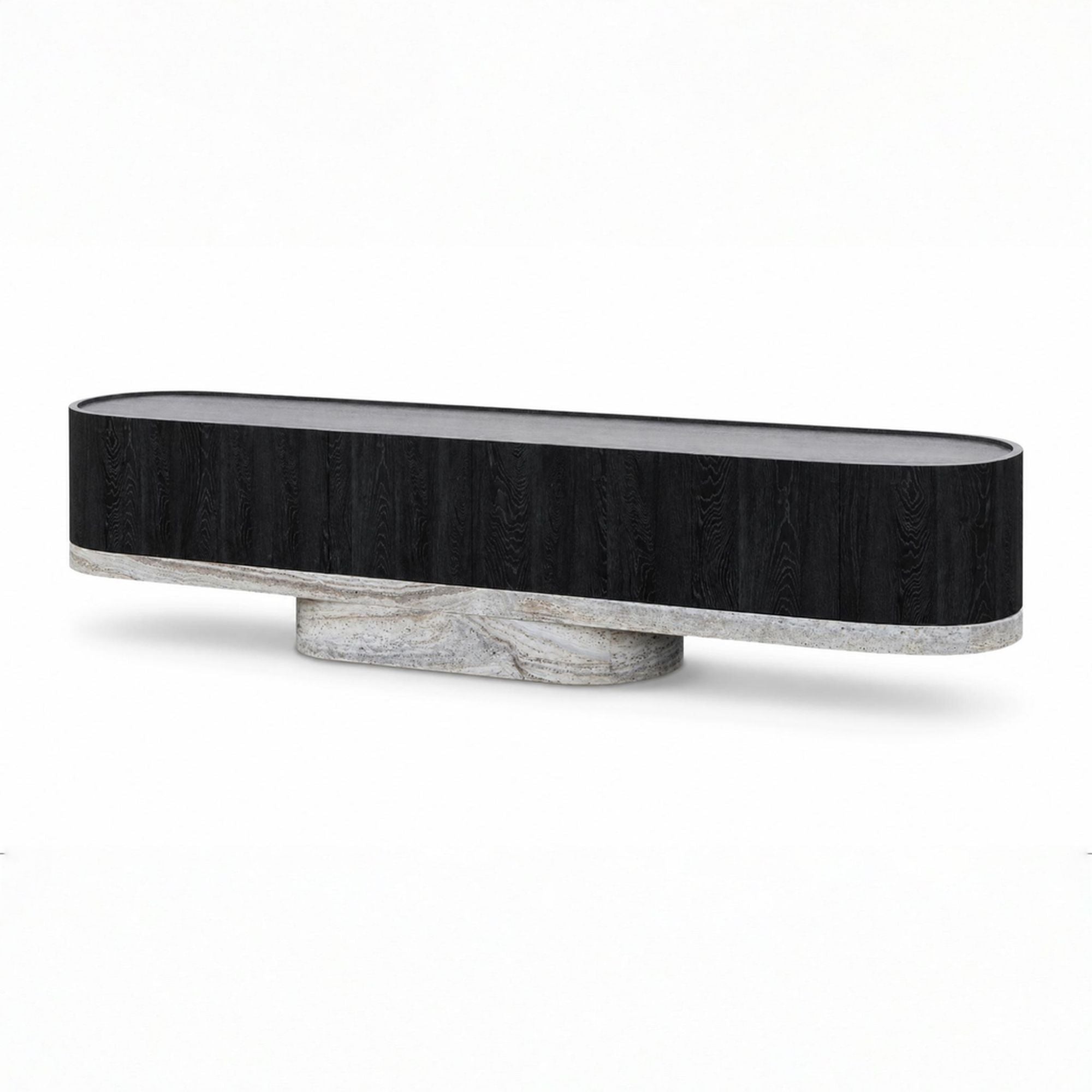 Alderley Marble & Wood TV Unit