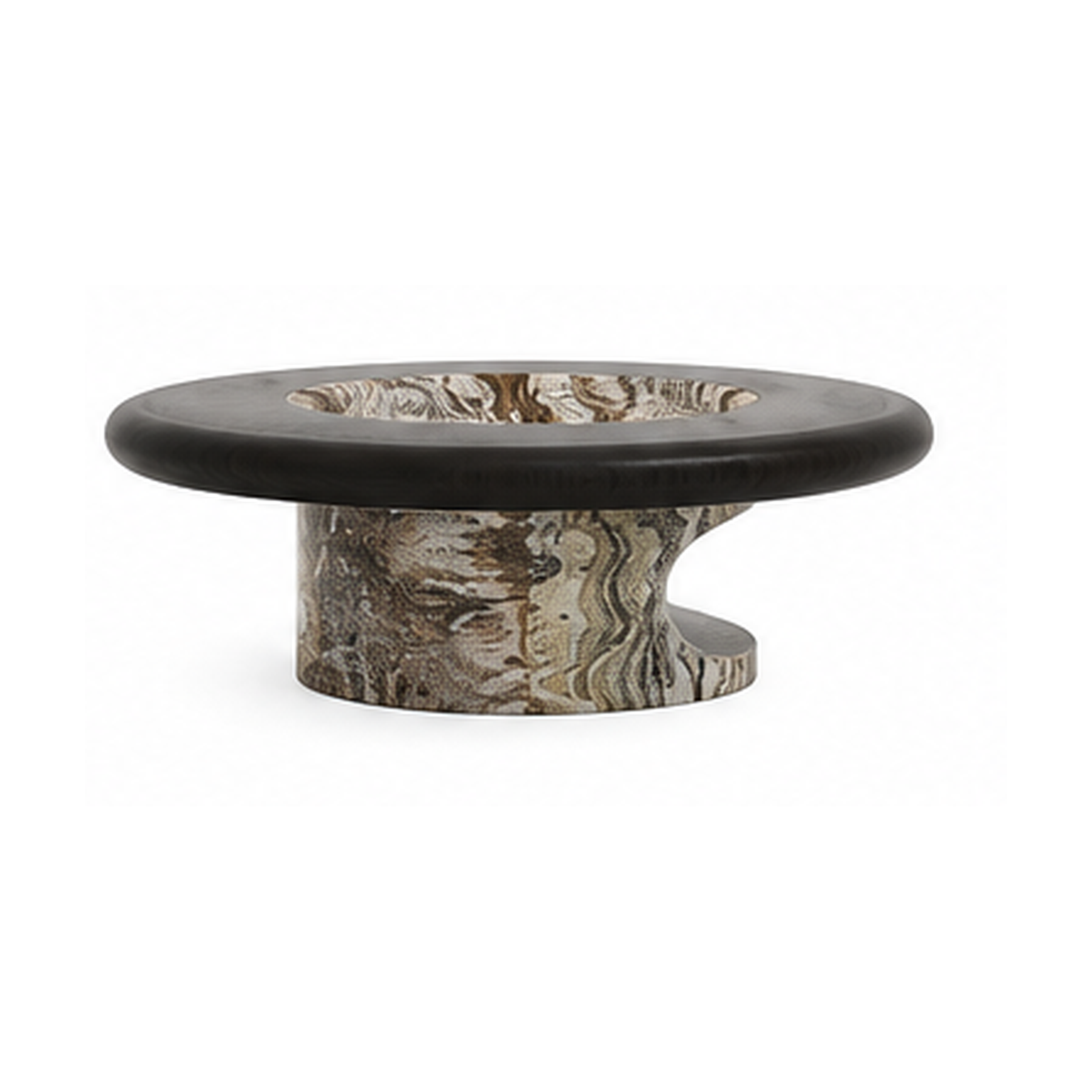 Bellingham Marble & Wood Coffee Table