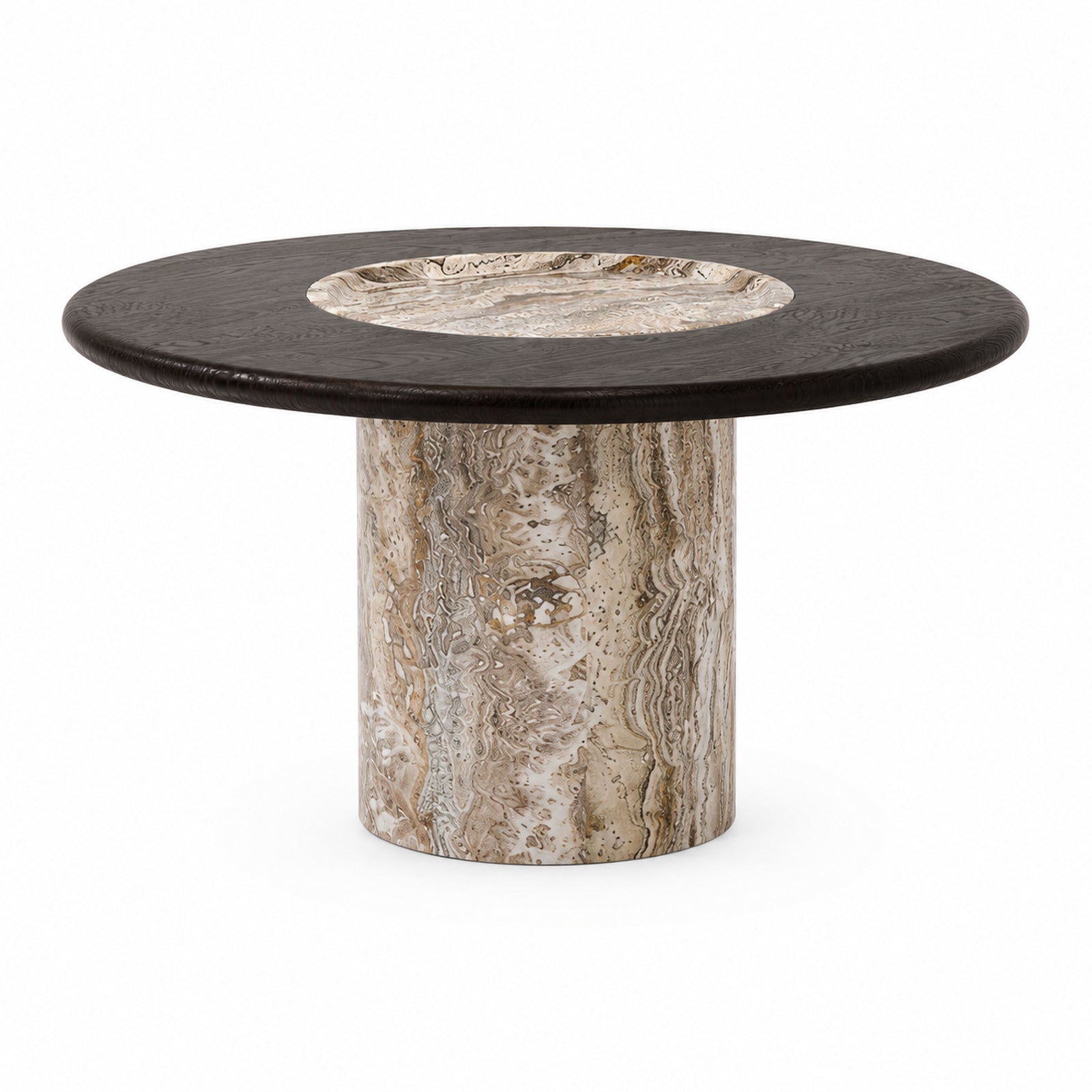 Bellingham Marble & Wood Dining Table