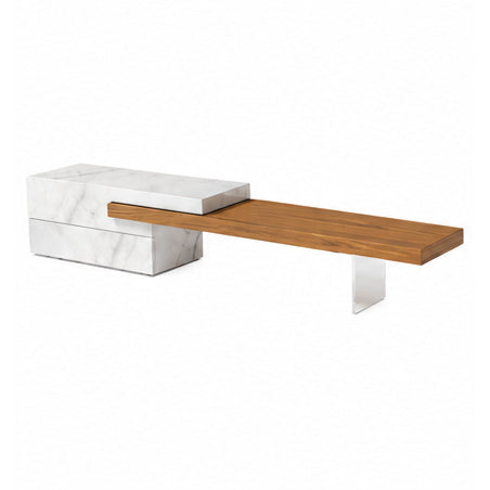 Selborne Marble & Wood TV Unit