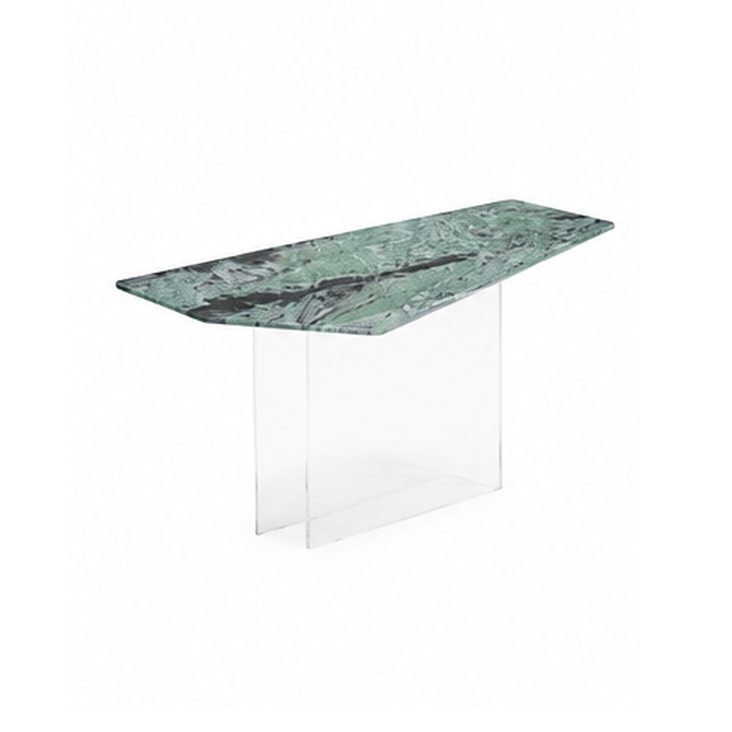 Walden Green Marble Console Table
