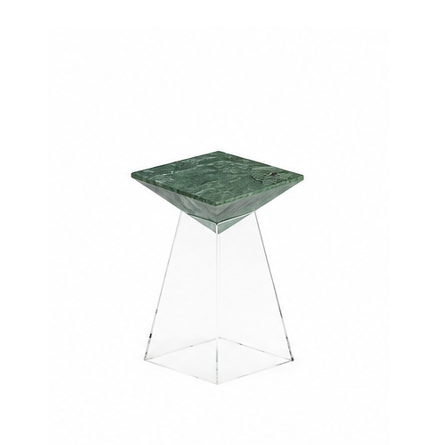 Walden Green Marble Side Table