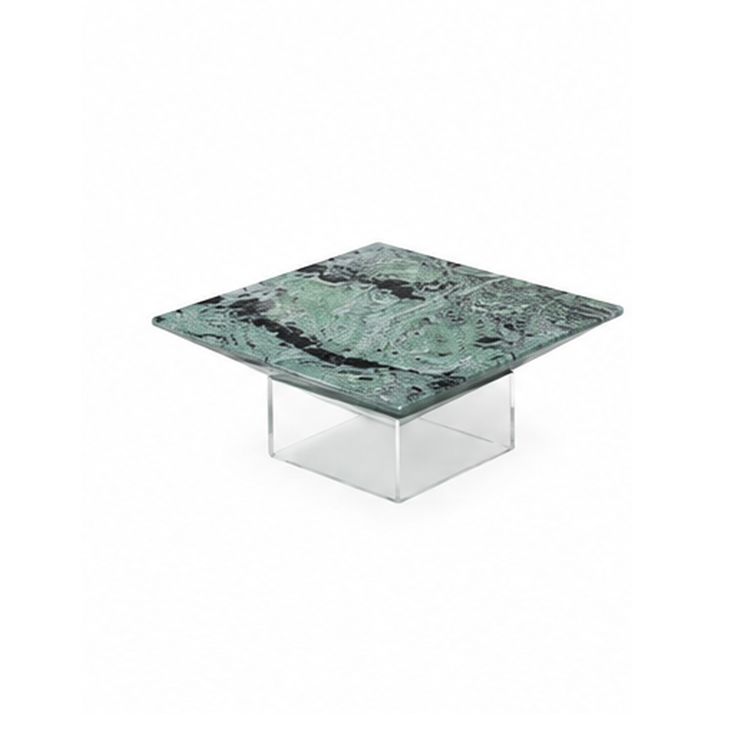 Walden Green Marble Square Coffee Table