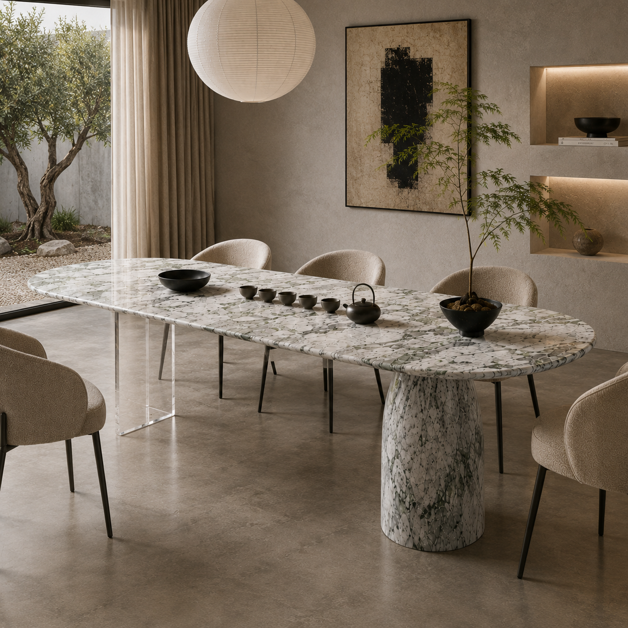 Loxley Marble Dining Table