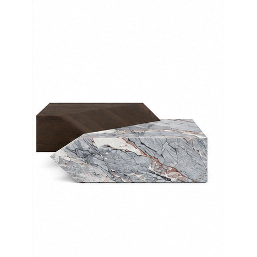 Davenham Marble & Wood Coffee Table