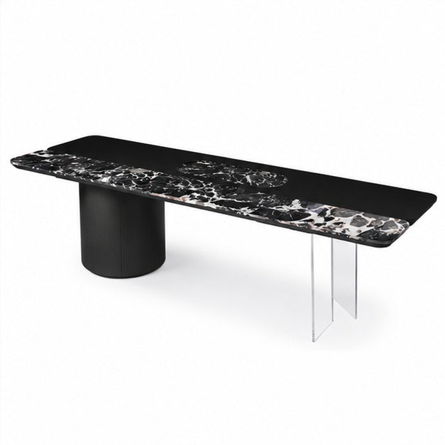 Rosewell Marble & Wood Dining Table