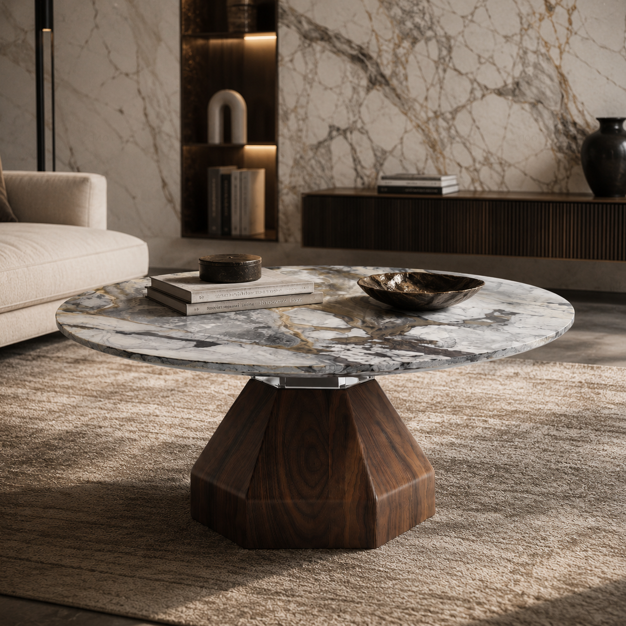 Oakmere Marble Coffee Table