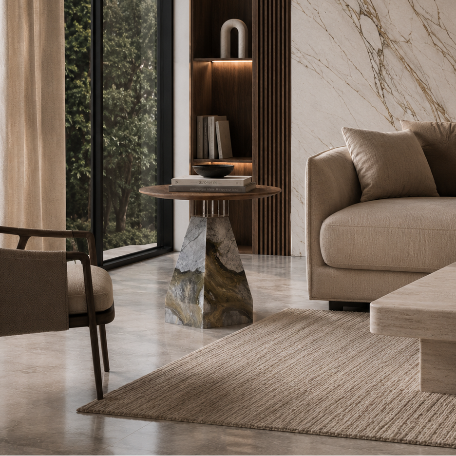 Oakmere Marble Side Table