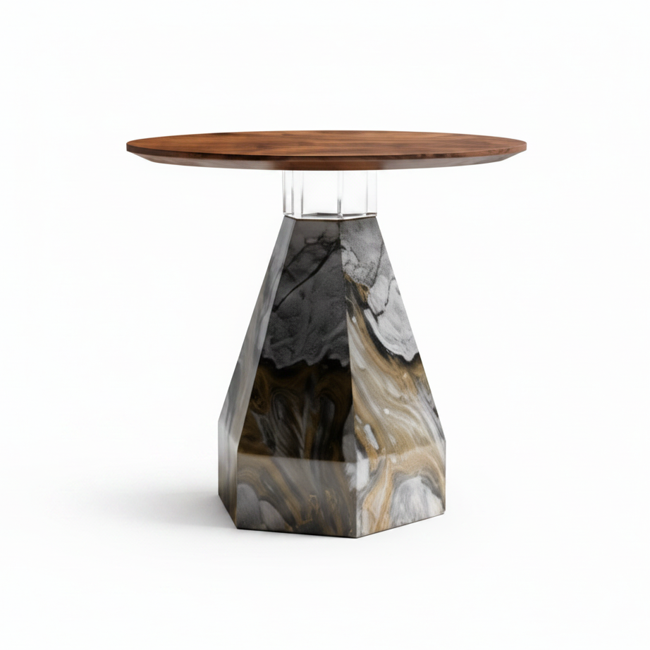 Oakmere Marble Side Table