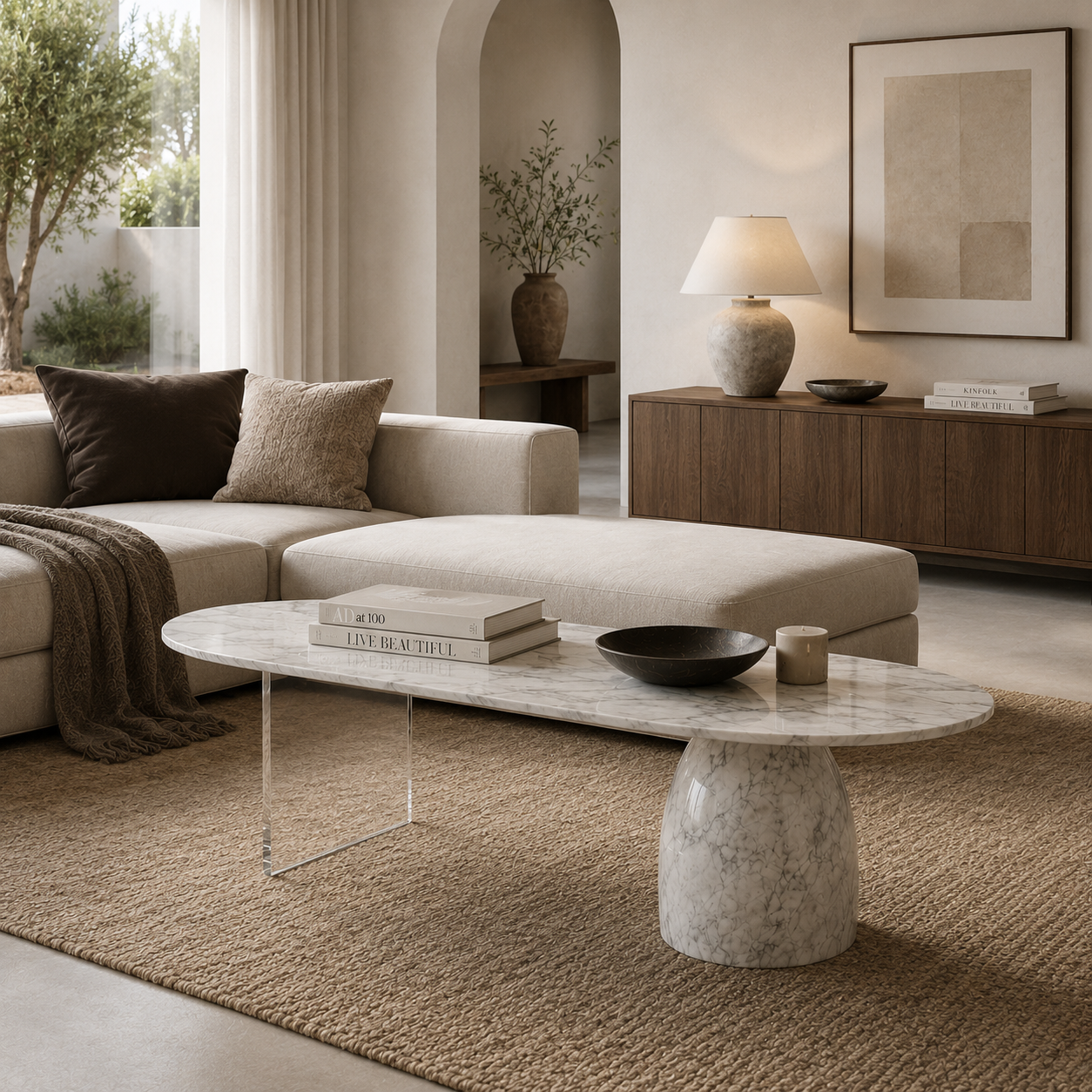 Oakhurst Marble Coffee Table