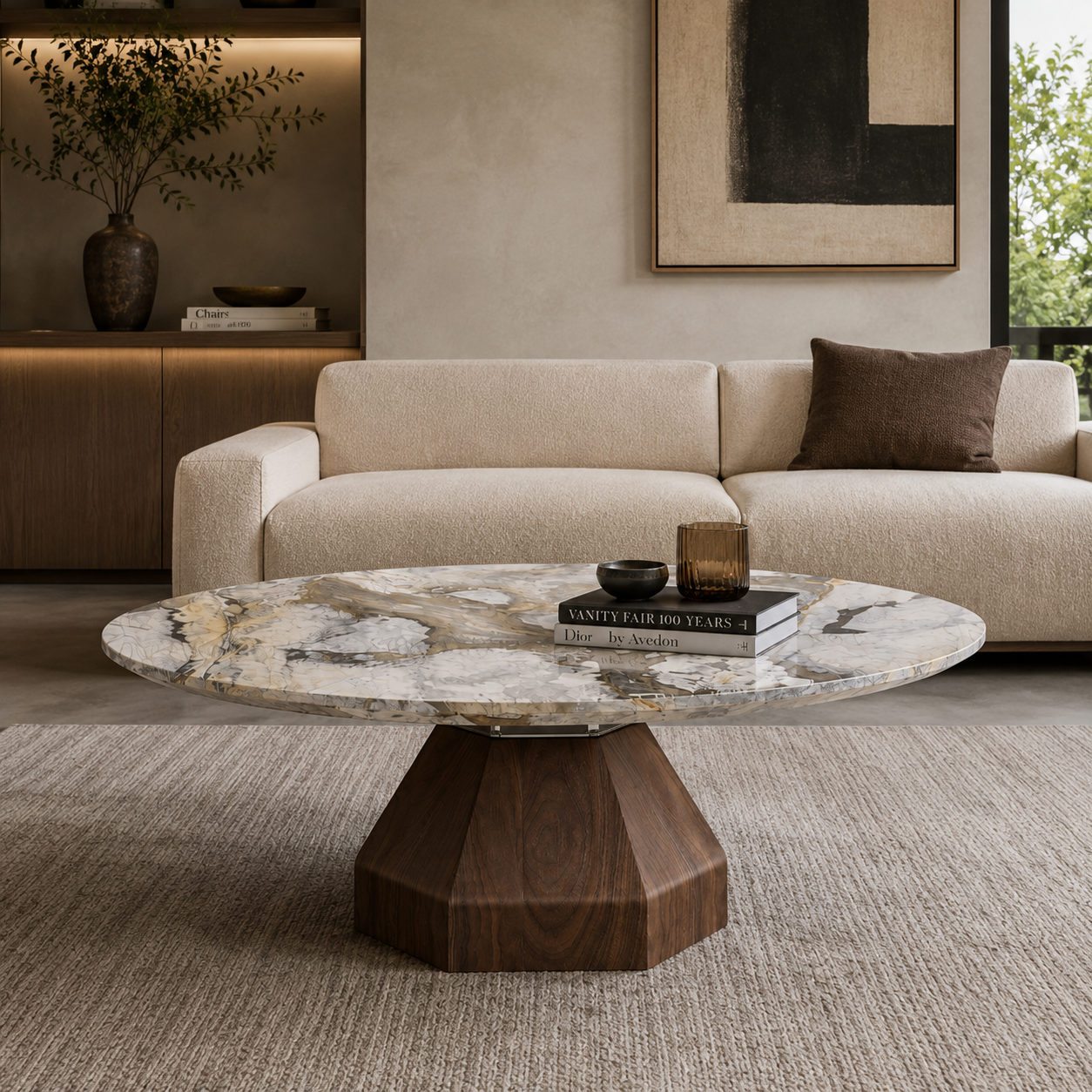 Oakmere Marble Coffee Table