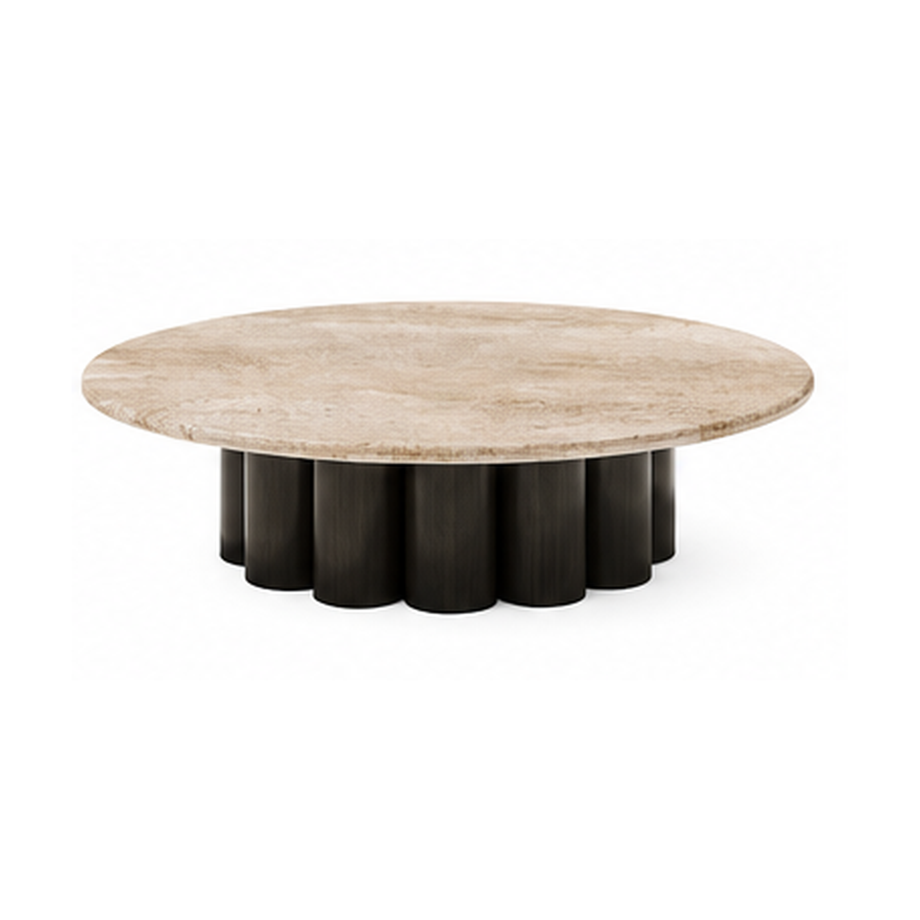 Marlowe Marble & Wood Coffee Table