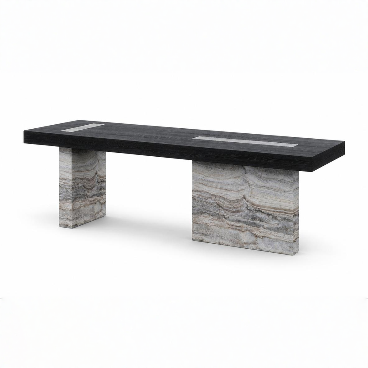 Fairmont Marble & Wood Dining Table