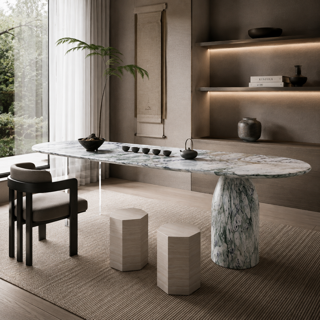 Loxley Marble Dining Table