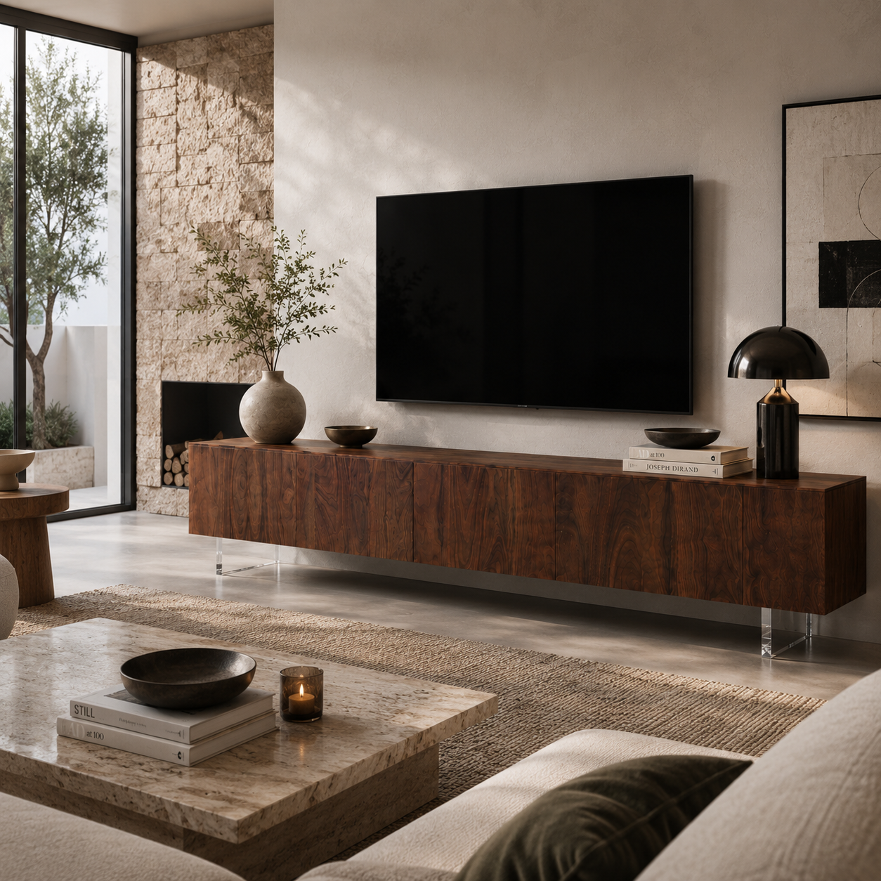 Yarwood Wood TV Unit